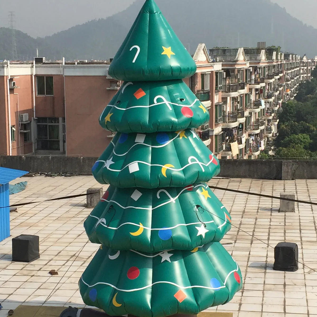 20ft (6M) Giant Inflatable Christmas Tree for Store decoration Advertising Promotion Celebration Home Seasonal Decoration
