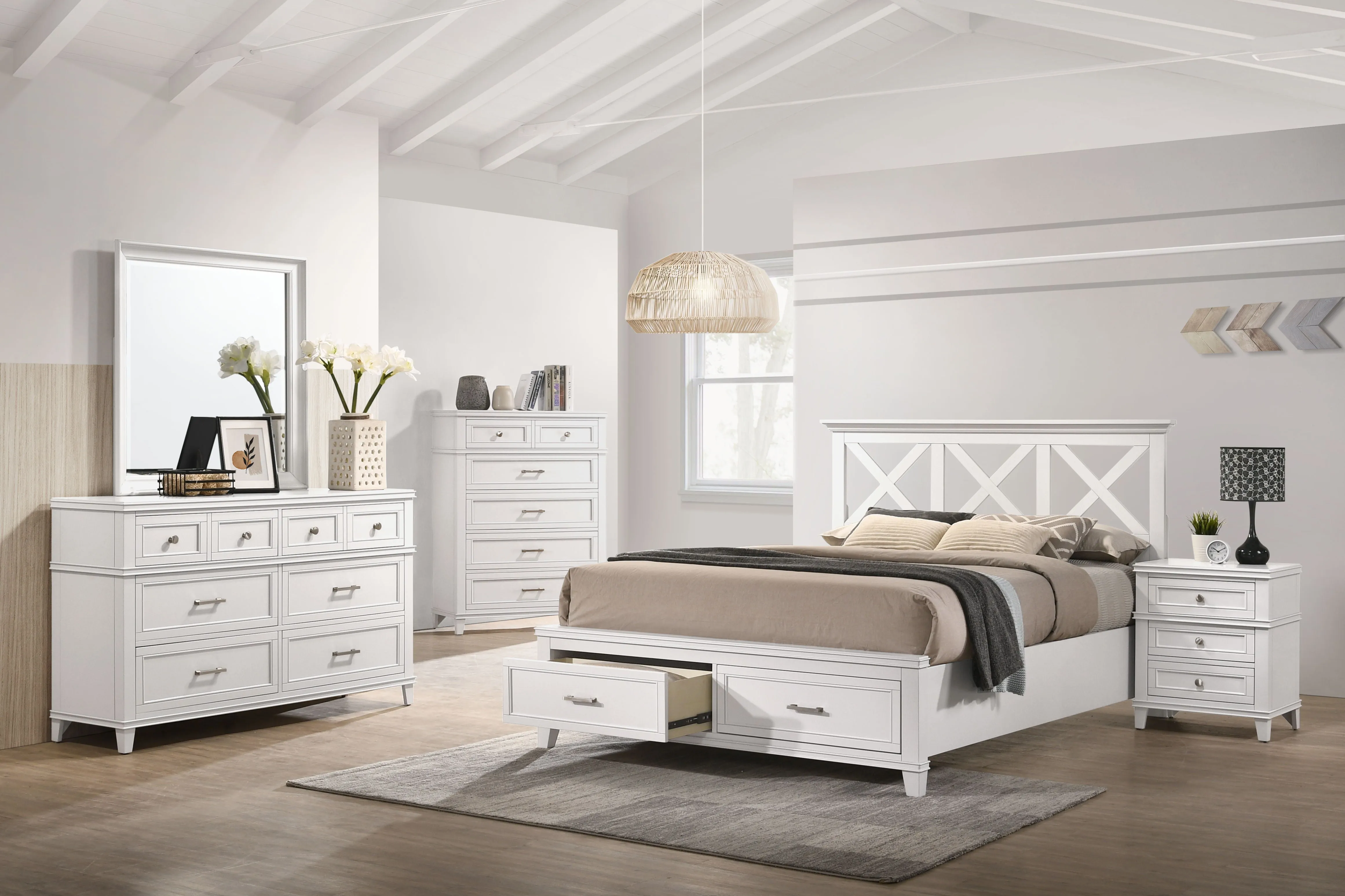 3 Drawer Nightstand With USB by Couch.com