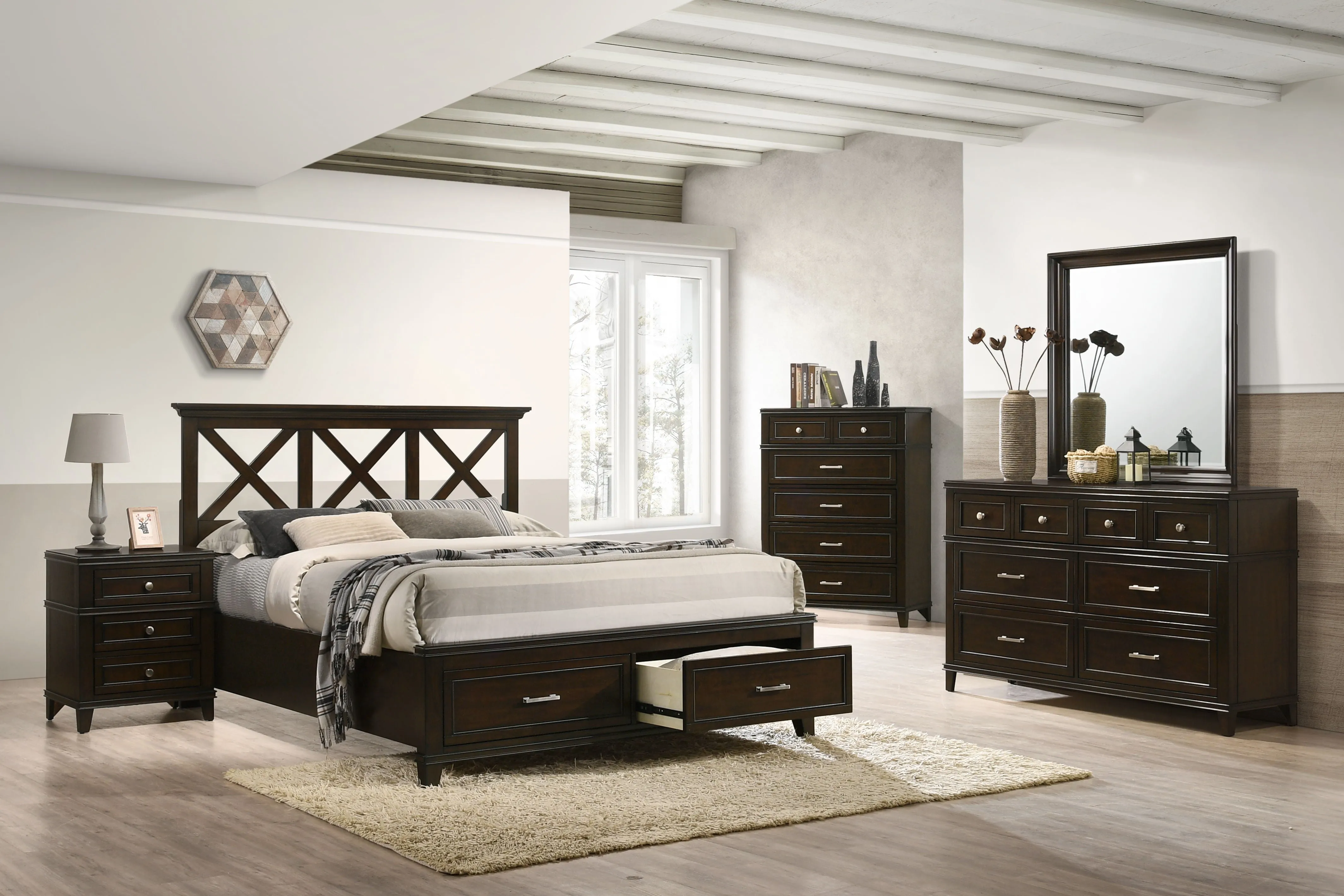 3 Drawer Nightstand With USB by Couch.com
