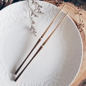 *70% CLEARANCE PROMO* Parisienne Shiny Bronze Ion Plated Stainless Steel SS304 Chopsticks