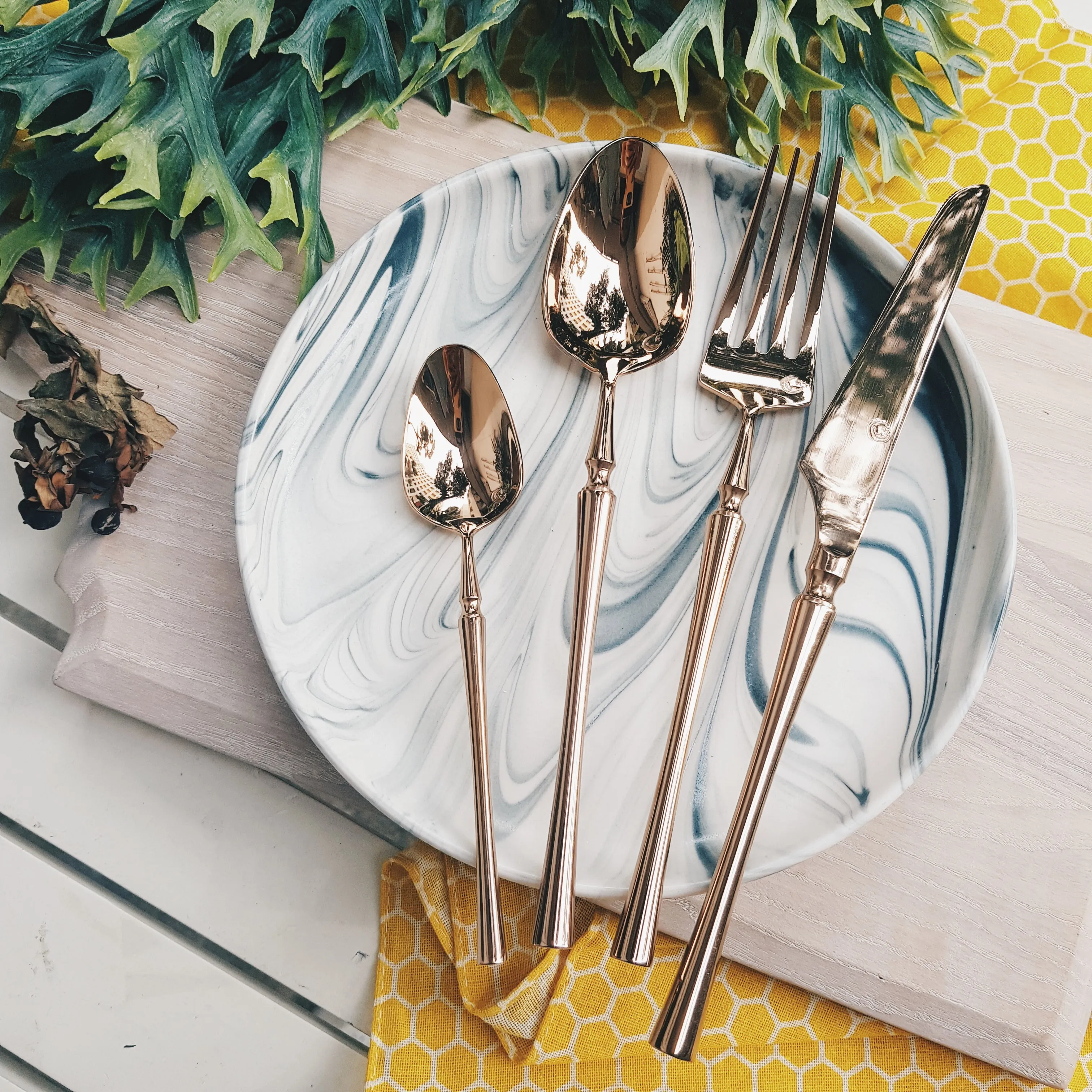 *70% CLEARANCE PROMO* Parisienne Shiny Bronze Ion Plated Stainless Steel SS304 Chopsticks