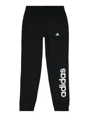 Adidas Essentials Linear Logo Tapered Sweatpants, Black