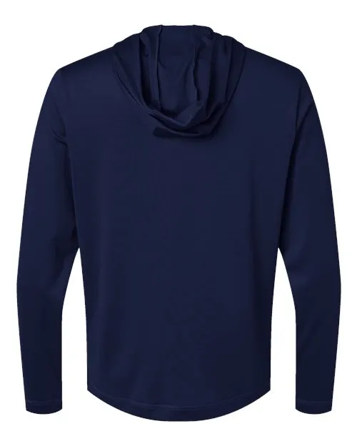adidas Men's Lightweight Performance Quarter-Zip Hooded Pullover