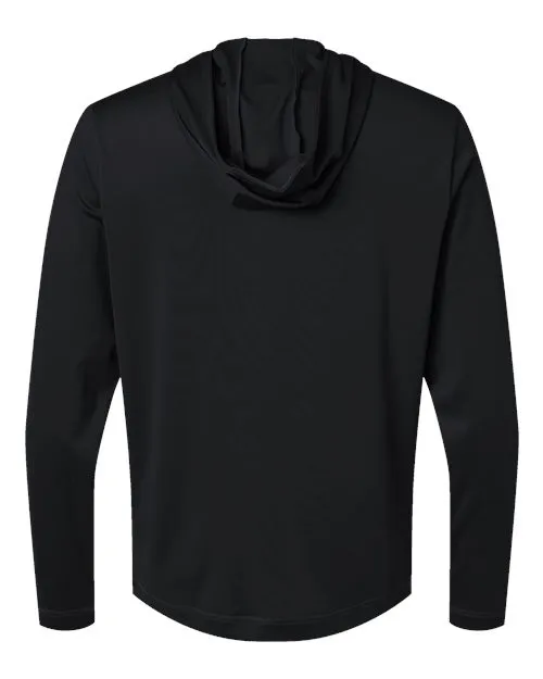adidas Men's Lightweight Performance Quarter-Zip Hooded Pullover