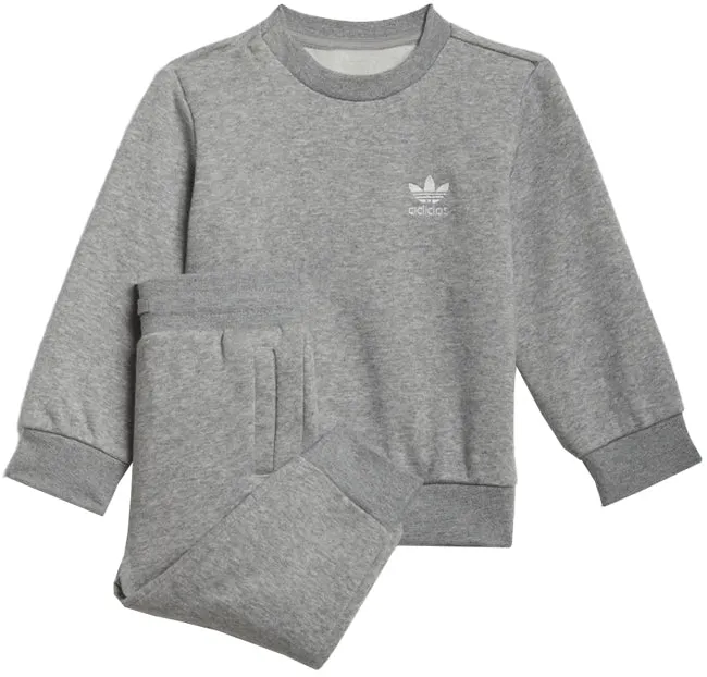 Adidas Originals Infant Adicolor Crew Set Medium Grey Heather
