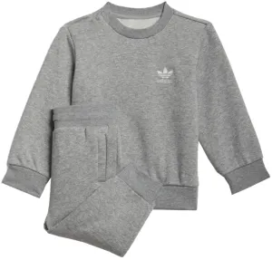 Adidas Originals Infant Adicolor Crew Set Medium Grey Heather