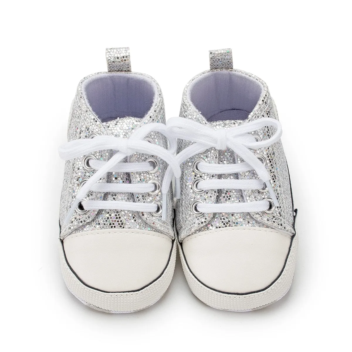 Baby Girl Shoes Star Flash Canvas Sneakers Multicolor Anti-Slip Sole Newborn Infant Shoes - TGSH50693