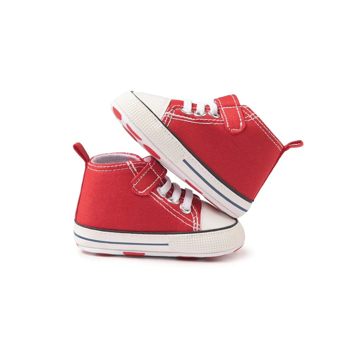 Baby Girl Shoes Star Flash Canvas Sneakers Multicolor Anti-Slip Sole Newborn Infant Shoes - TGSH50693