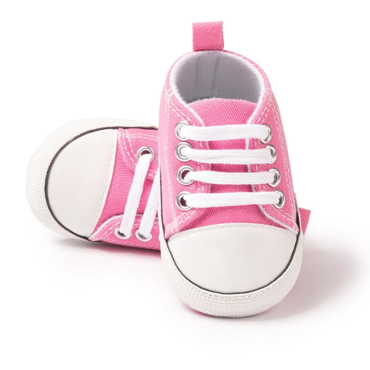 Baby Girl Shoes Star Flash Canvas Sneakers Multicolor Anti-Slip Sole Newborn Infant Shoes - TGSH50693