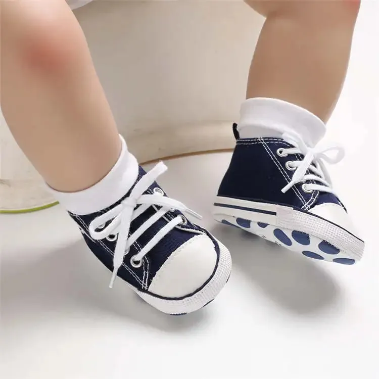 Baby Girl Shoes Star Flash Canvas Sneakers Multicolor Anti-Slip Sole Newborn Infant Shoes - TGSH50693