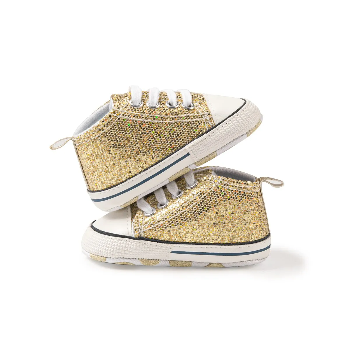 Baby Girl Shoes Star Flash Canvas Sneakers Multicolor Anti-Slip Sole Newborn Infant Shoes - TGSH50693