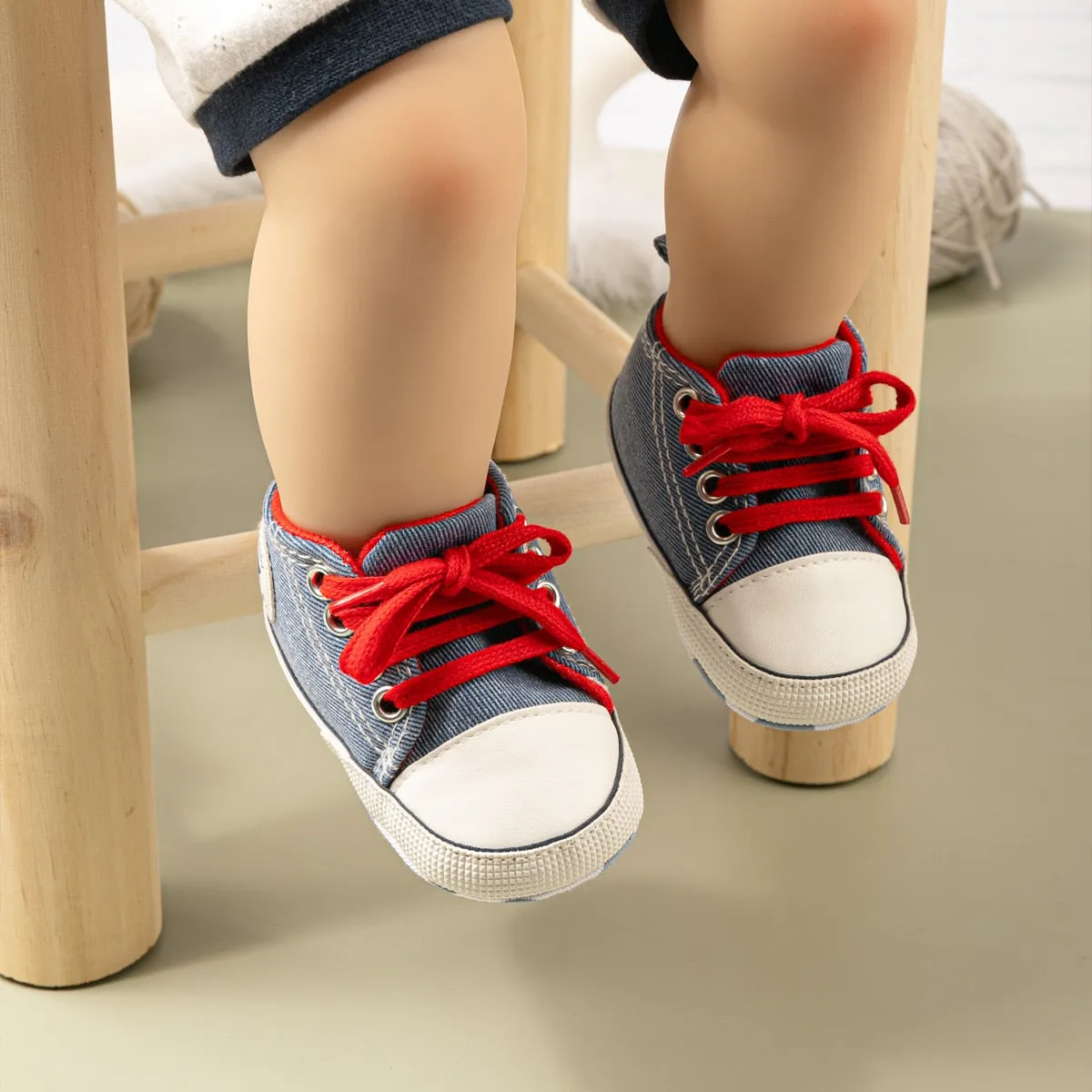 Baby Girl Shoes Star Flash Canvas Sneakers Multicolor Anti-Slip Sole Newborn Infant Shoes - TGSH50693