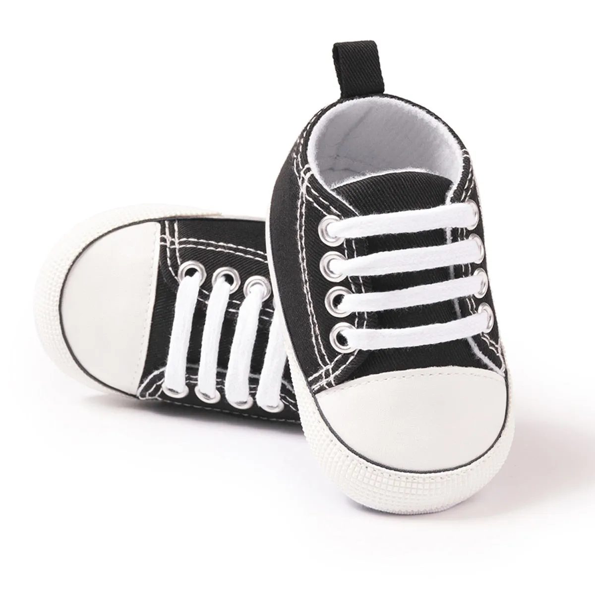 Baby Girl Shoes Star Flash Canvas Sneakers Multicolor Anti-Slip Sole Newborn Infant Shoes - TGSH50693