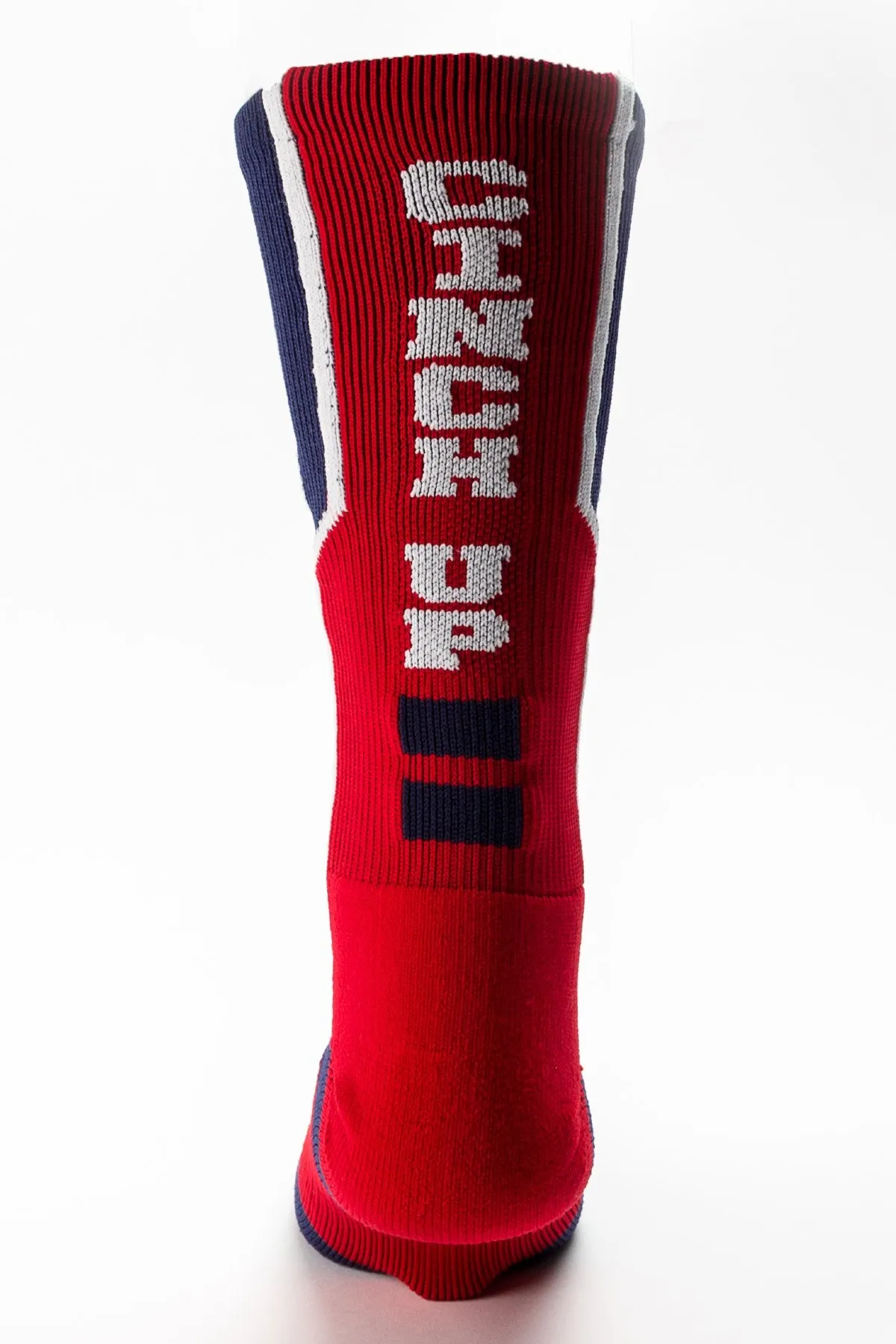 Cinch Men's Performance Crew Socks in Navy & Red