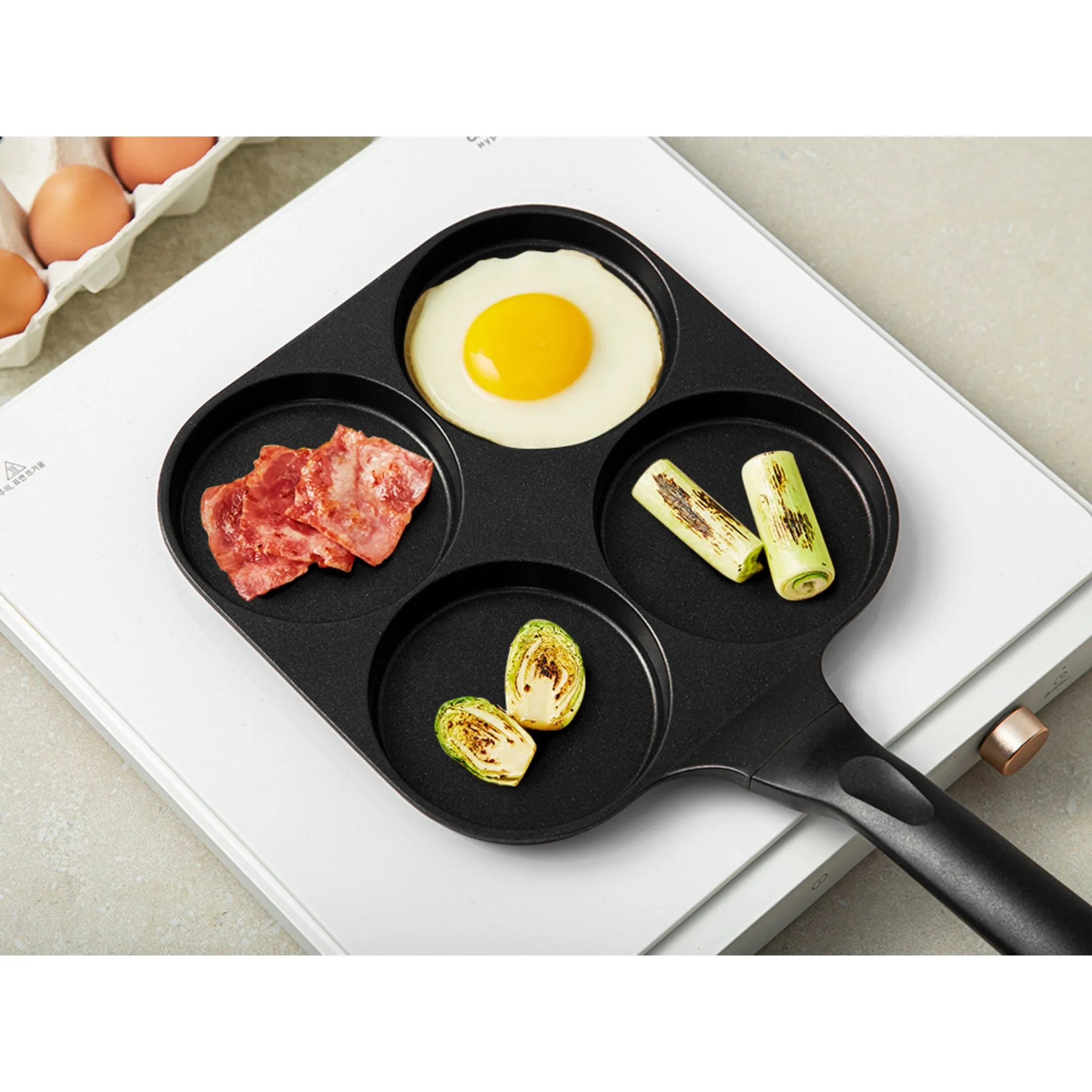 Comet Kitchen 4-Cup Egg Pan (Induction Compatible) - 🏆 #75 - Kitchen Essentials - Best of December
