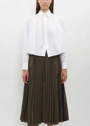 Cotton Poplin Shirt — Off White
