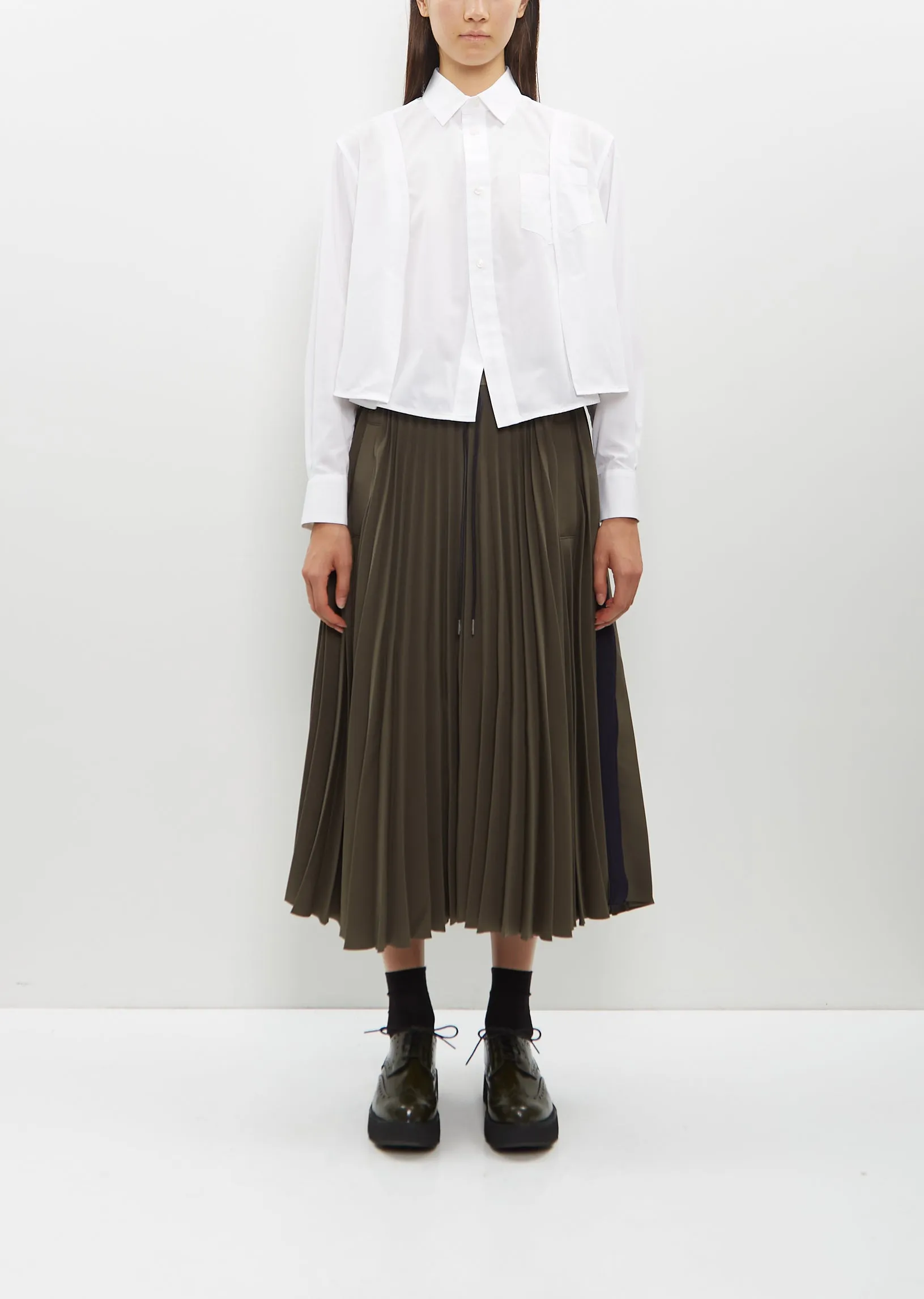 Cotton Poplin Shirt — Off White
