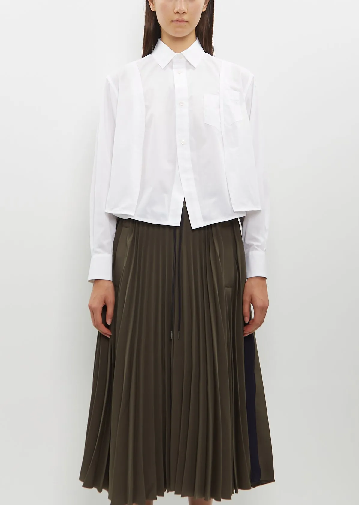 Cotton Poplin Shirt — Off White