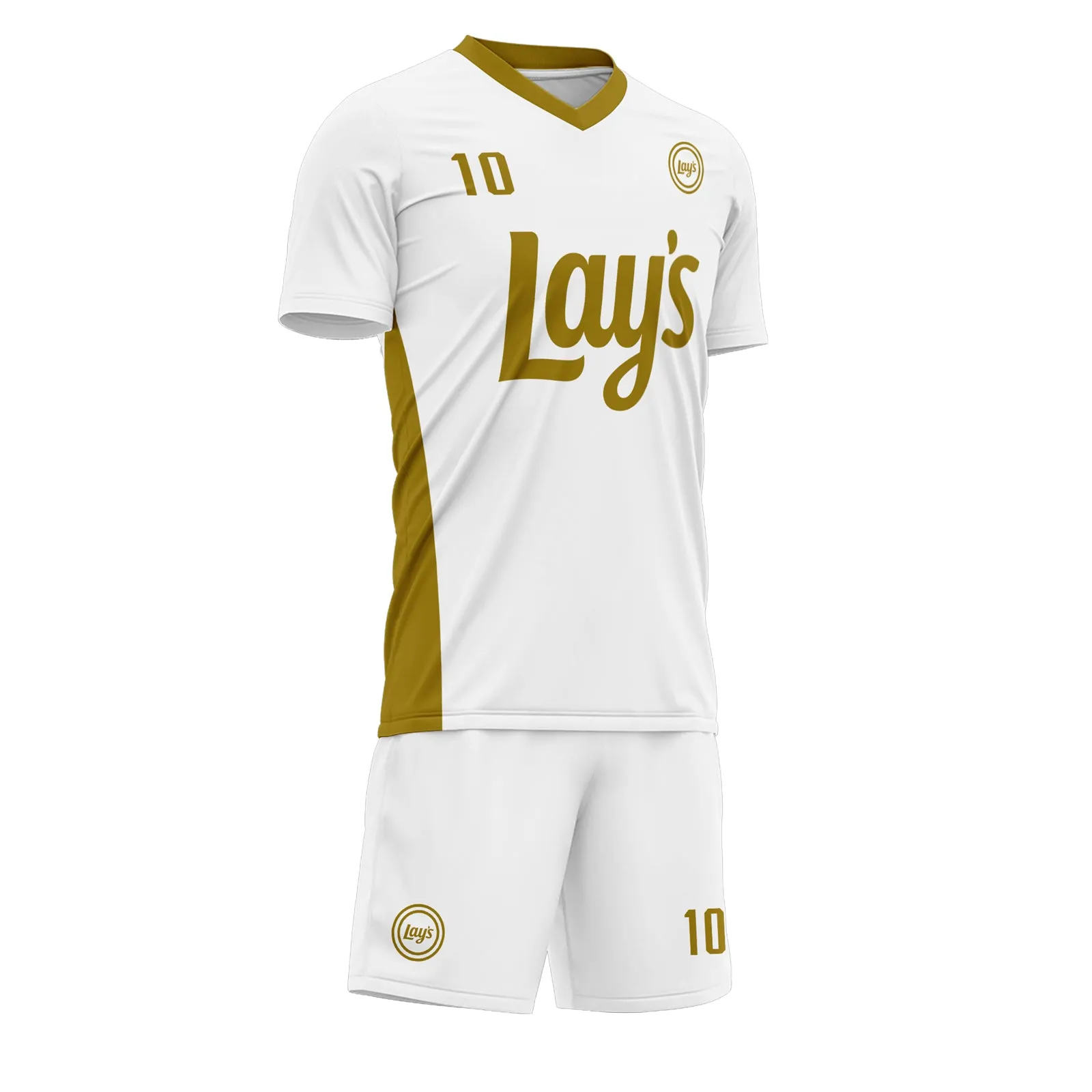 Custom White Soccer Sets Jersey Personalized SCJ101-D020207-3