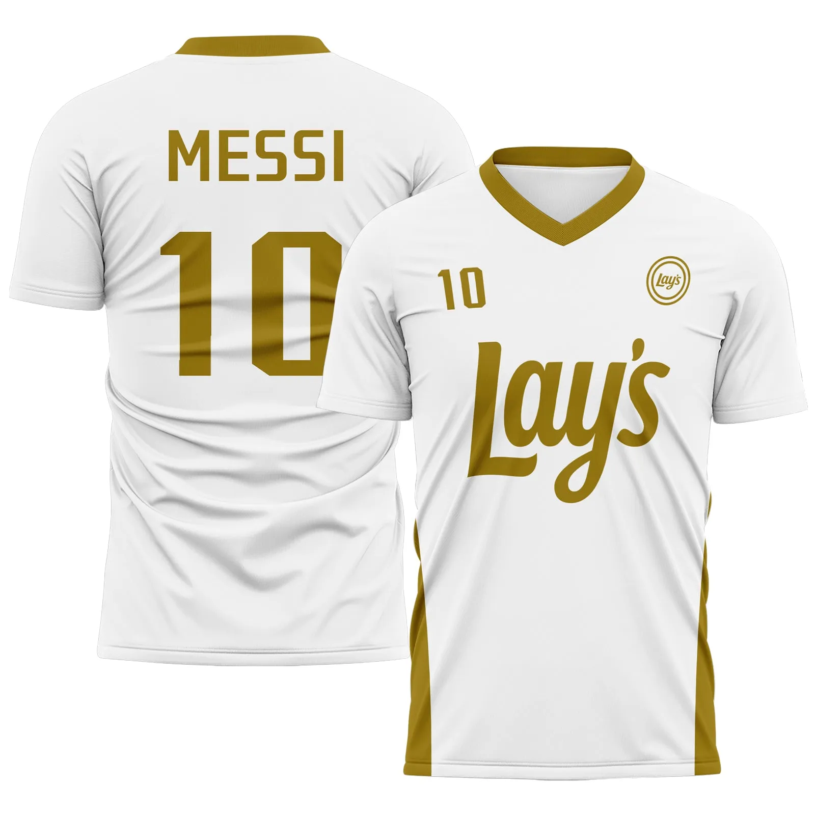 Custom White Soccer Sets Jersey Personalized SCJ101-D020207-3