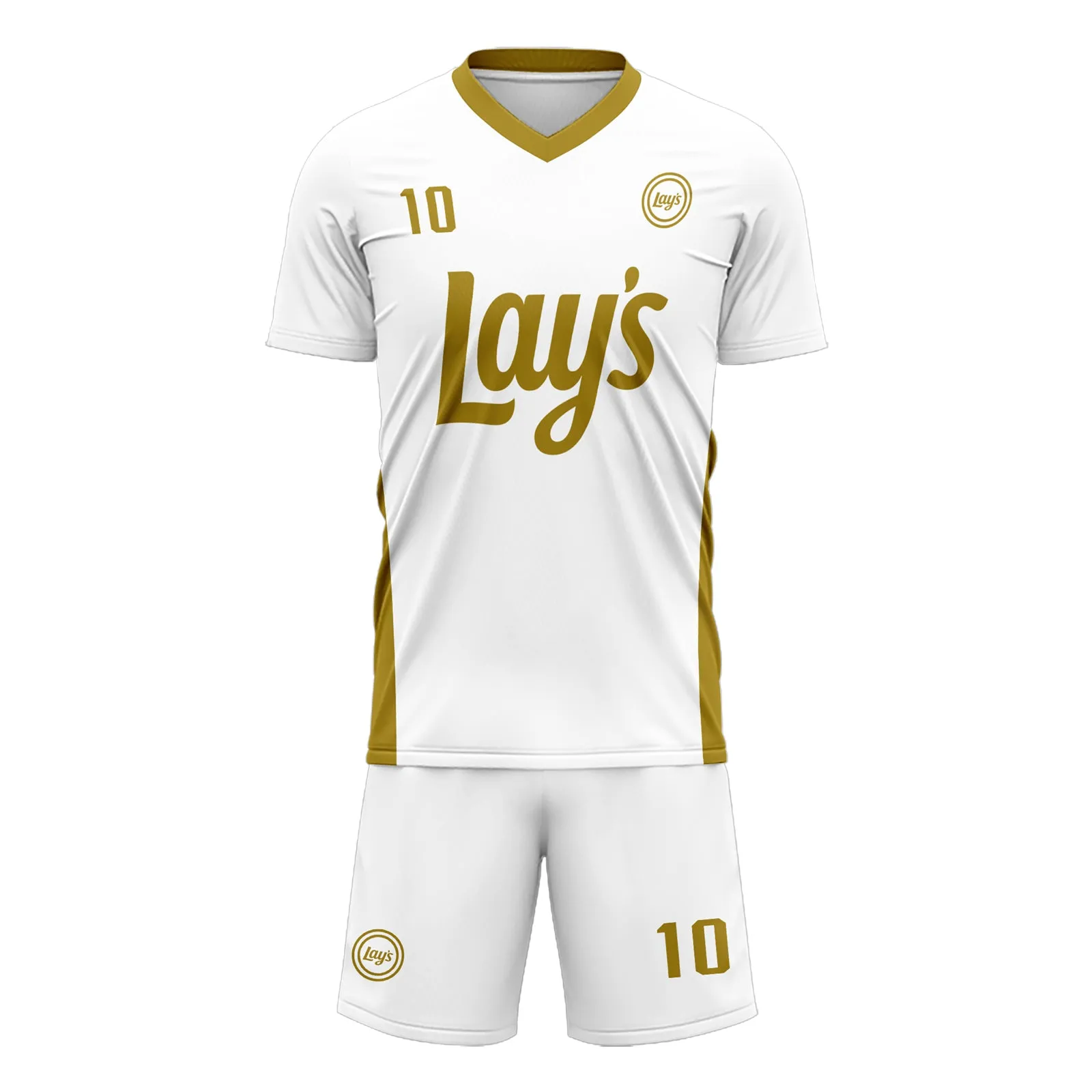 Custom White Soccer Sets Jersey Personalized SCJ101-D020207-3