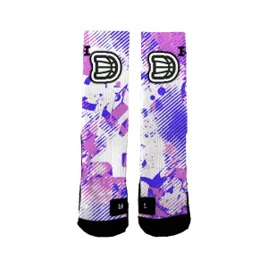 Darting Basketball Academy Youth Foundation (cam) Static Radio Socks