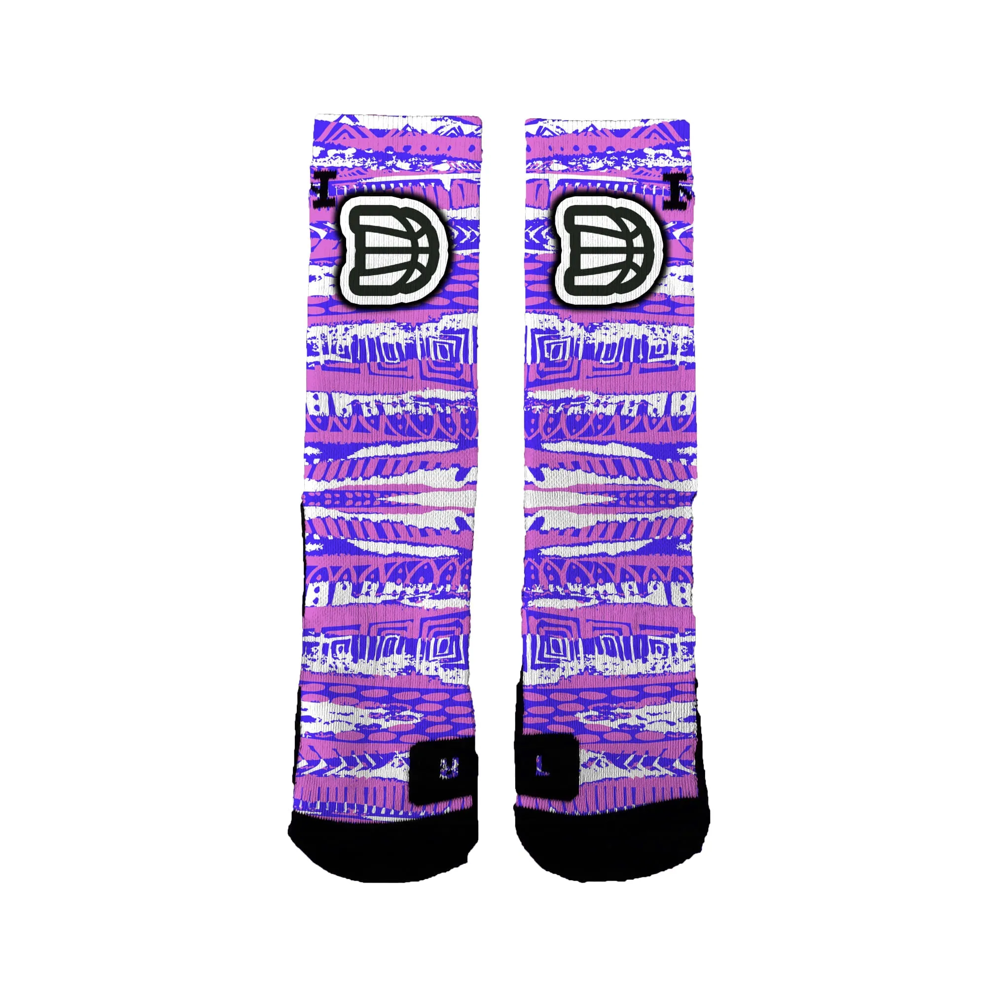 Darting Basketball Academy Youth Foundation (cam) Tribal Fusion Socks