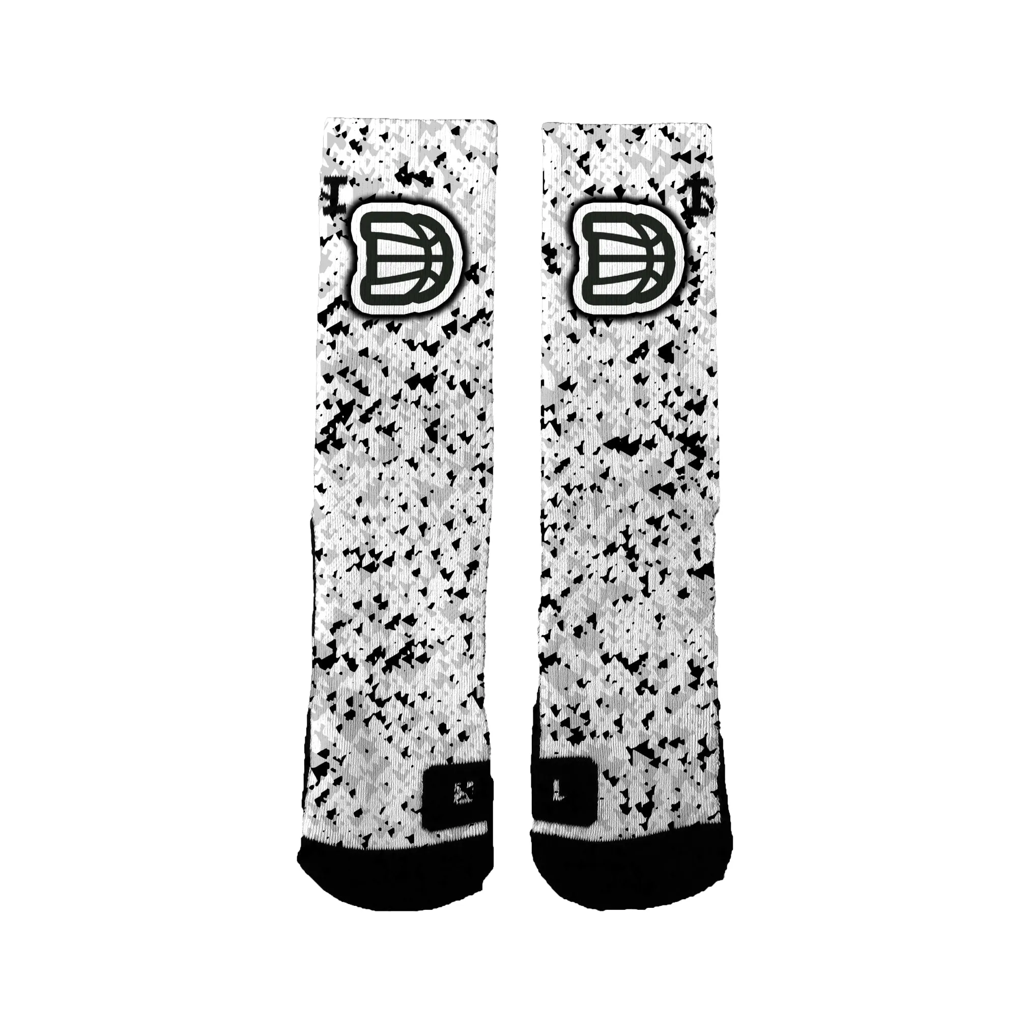Darting Basketball Academy Youth Foundation (ontarius) Speckles Socks