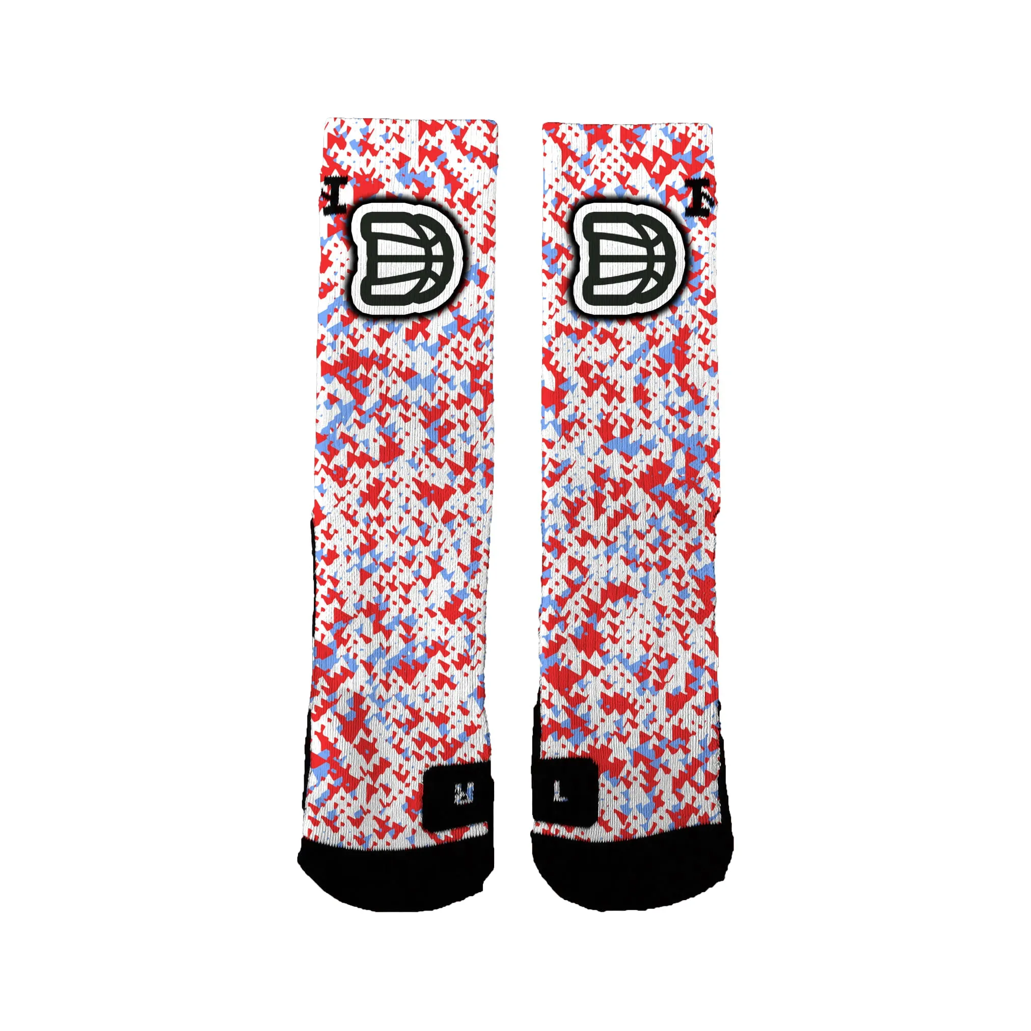 Darting Basketball Academy Youth Foundation (rj Mock) Speckles Socks