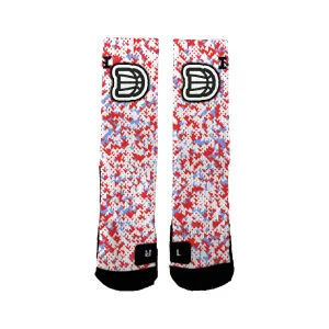 Darting Basketball Academy Youth Foundation (rj Mock) Speckles Socks
