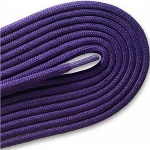 Fashion Casual/Athletic Round 3/16" Laces Custom Length with Tip - Purple (1 Pair Pack) Shoelaces