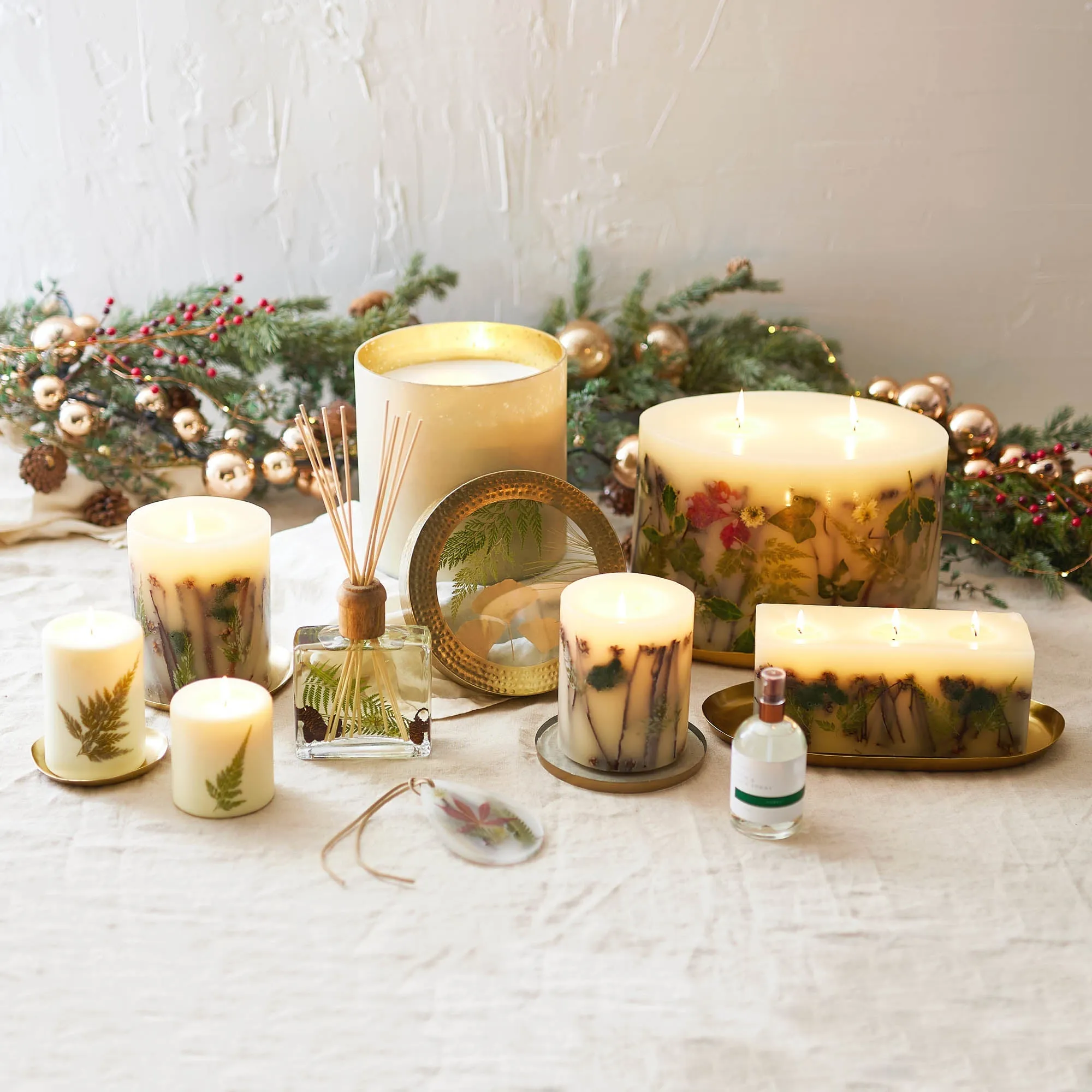Forest Brick Botanical Candle