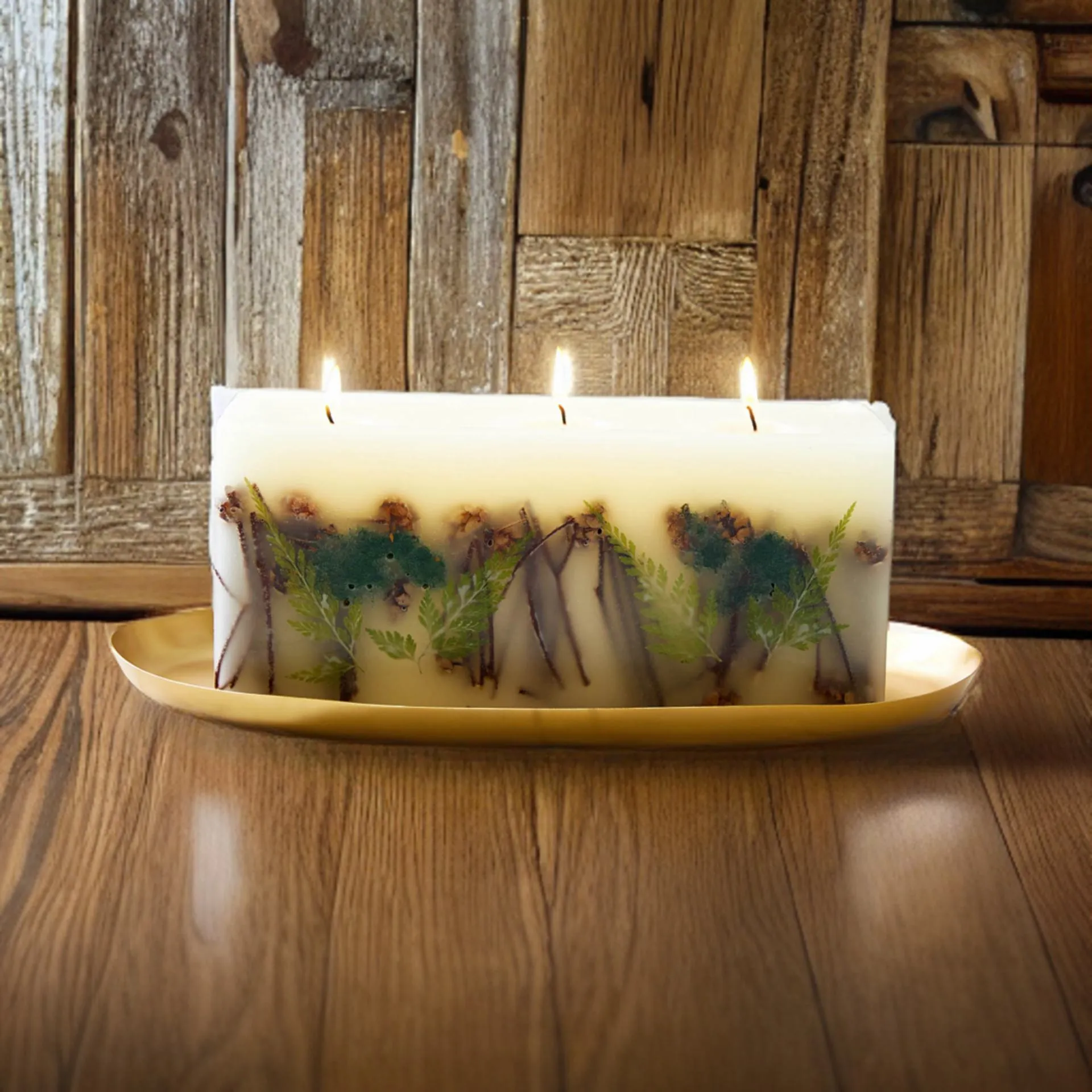 Forest Brick Botanical Candle