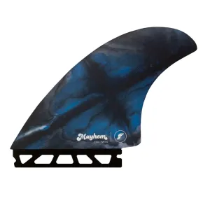 Futures X Mayhem Evil Twin 2 1 Surfboard Fins - Large/Blue