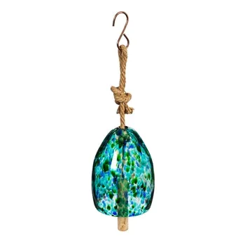 Glass Turquoise Bell Chime