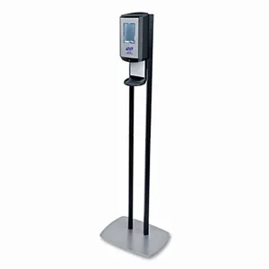 GO-JO INDUSTRIES PURELL GOJ7416DS CS6 Hand Sanitizer Floor Stand with Dispenser, 1,200 mL, 13.5 x 5 x 28.5, Graphite/Silver, Carton of 1