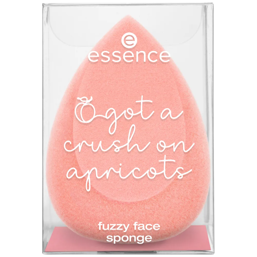 got a crush on apricots fuzzy face sponge