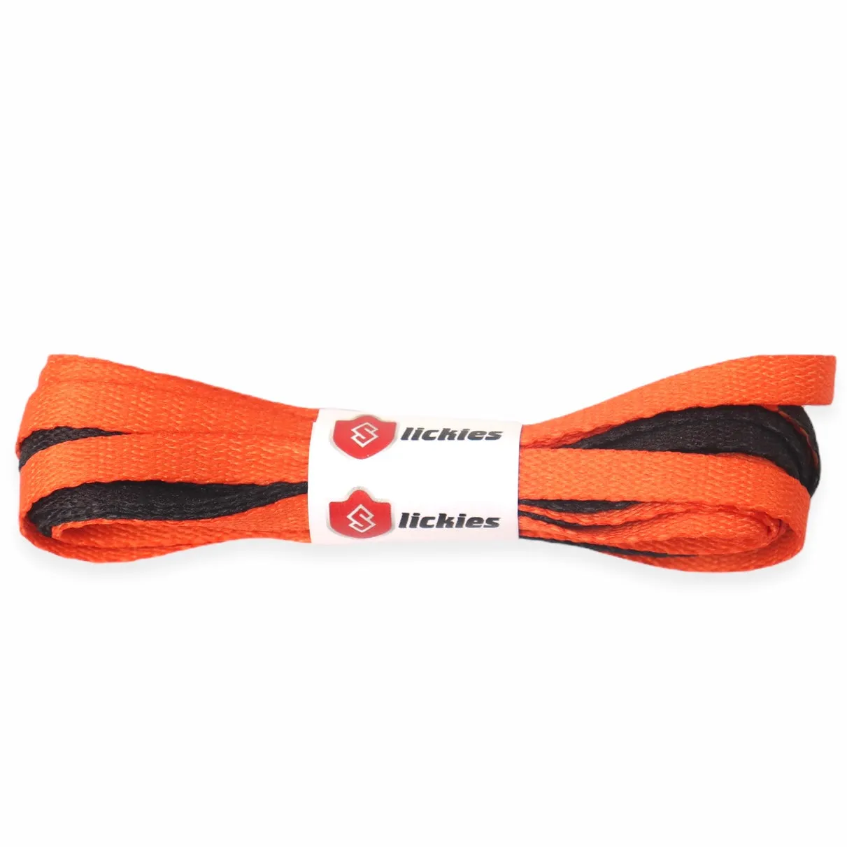 Jordan 1 Laces 2TONE Union Flat - Black with Electro Orange