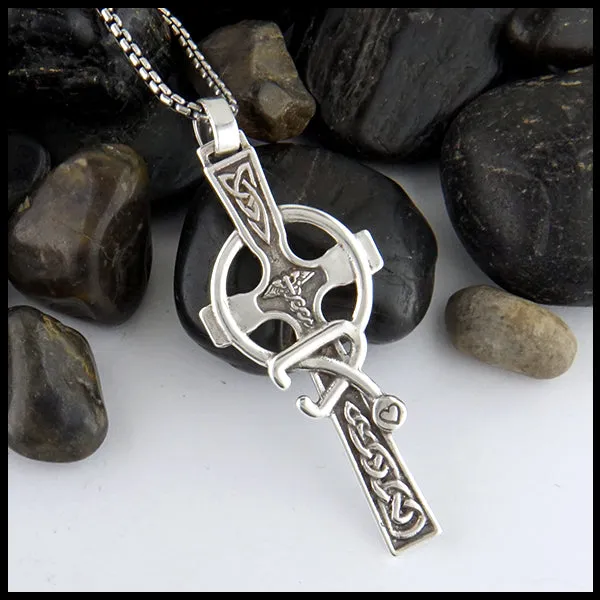 Large Celtic Caring Cross