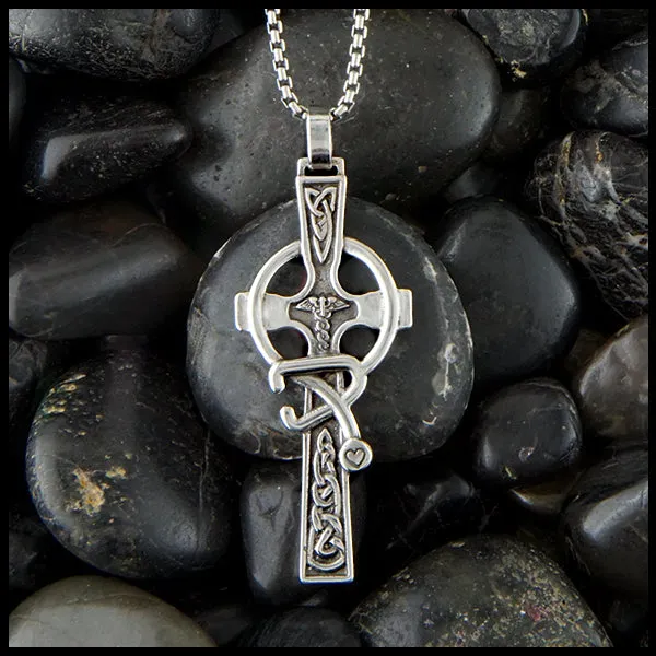 Large Celtic Caring Cross