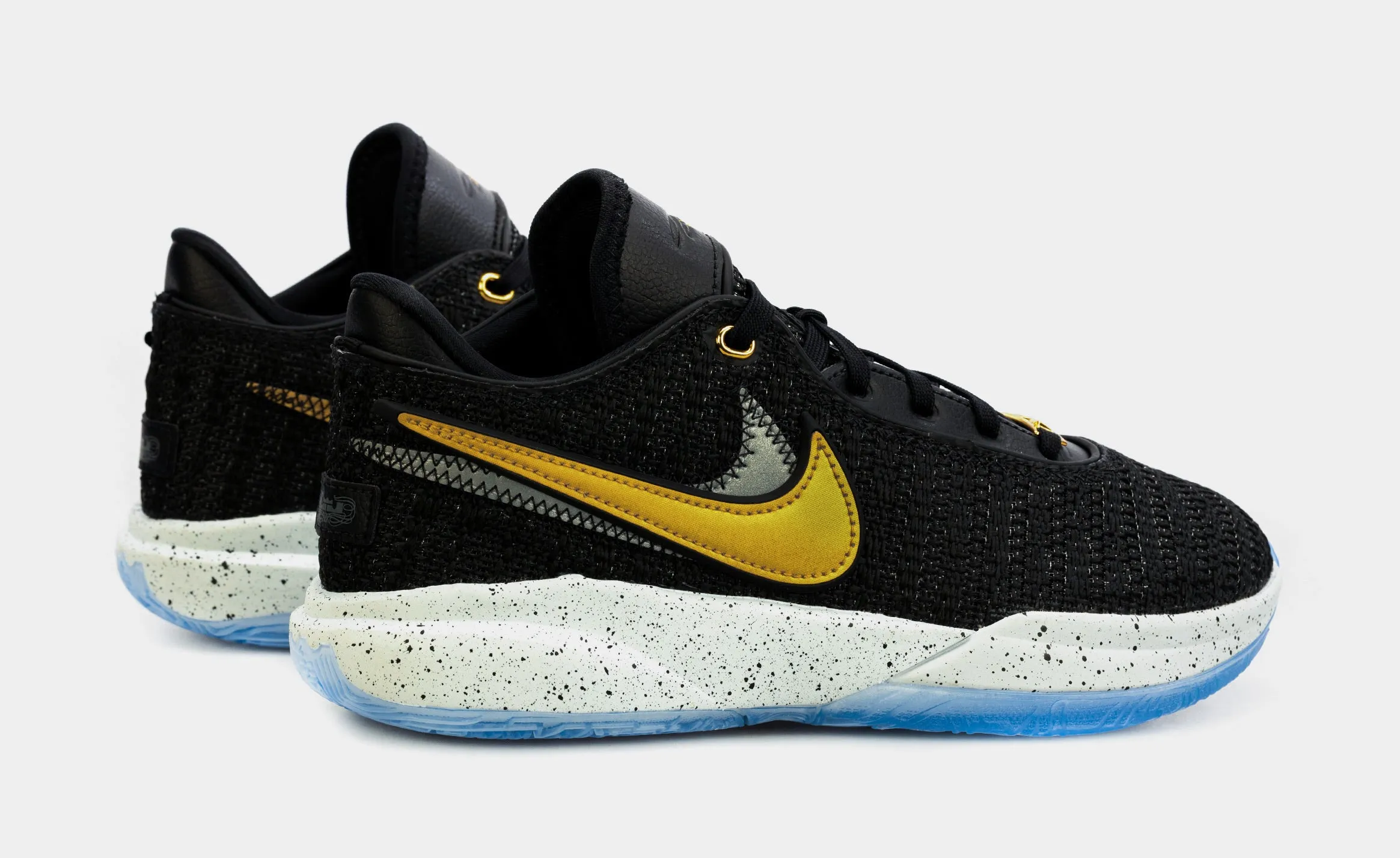 Lebron 20 Grade School Basketball Shoes (Black/Gold)