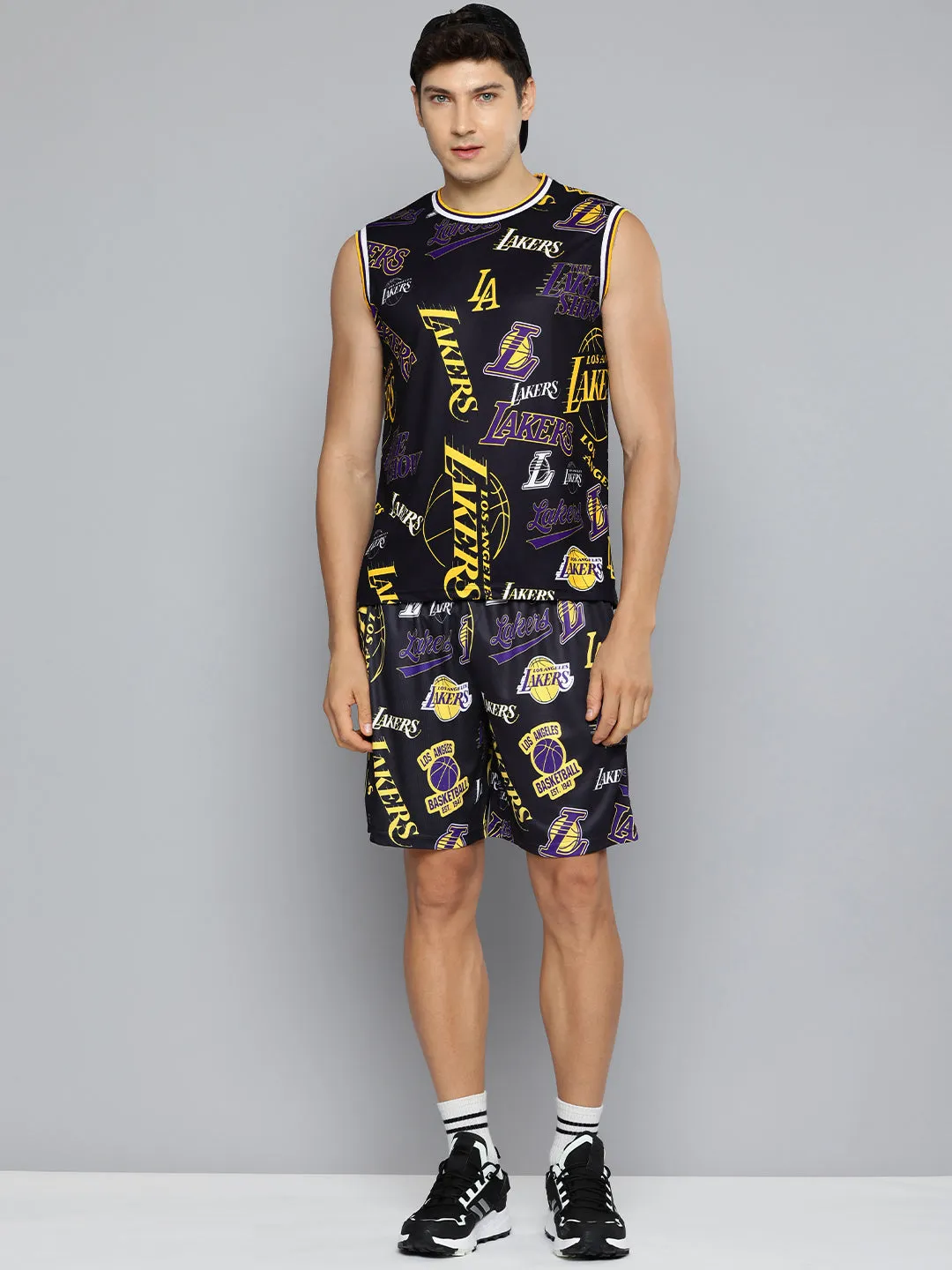 Los Angeles Lakers: Logo Mash Sleeveless Jersey