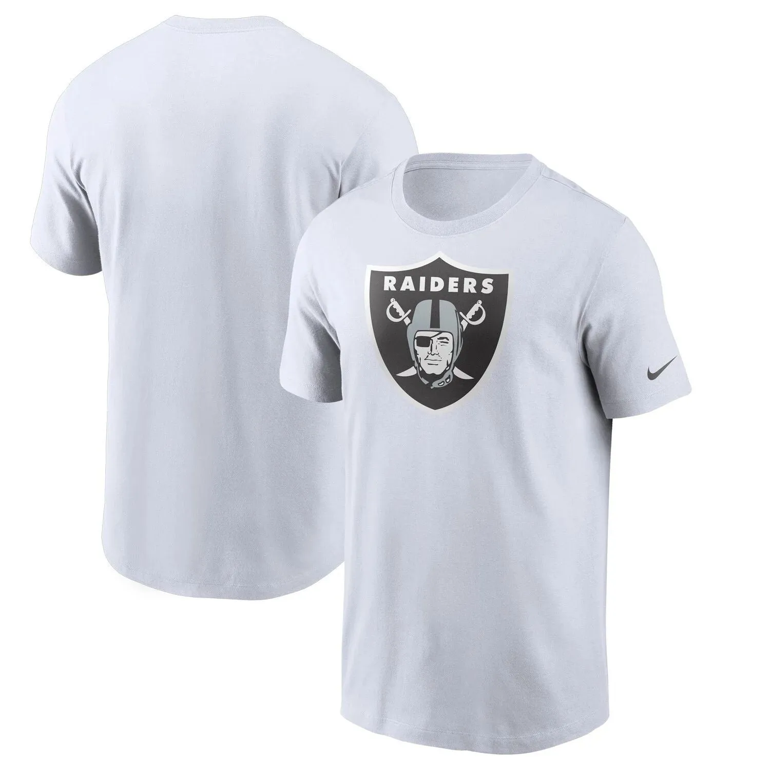Men's Las Vegas Raiders Nike Logo T-Shirt in White