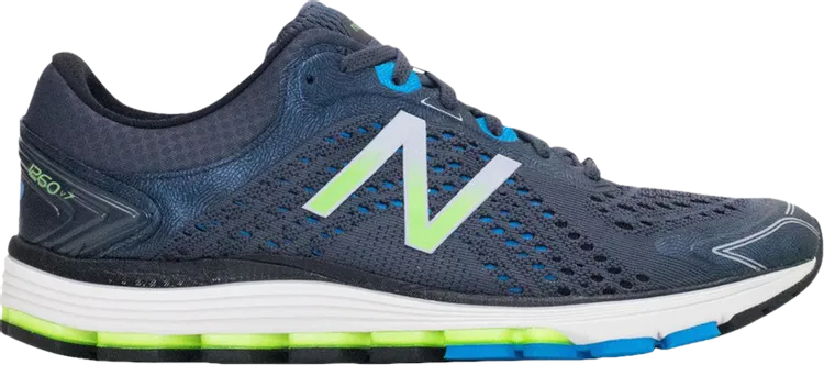 New Balance 1260v7 'Thunder Black' sneakers, blue