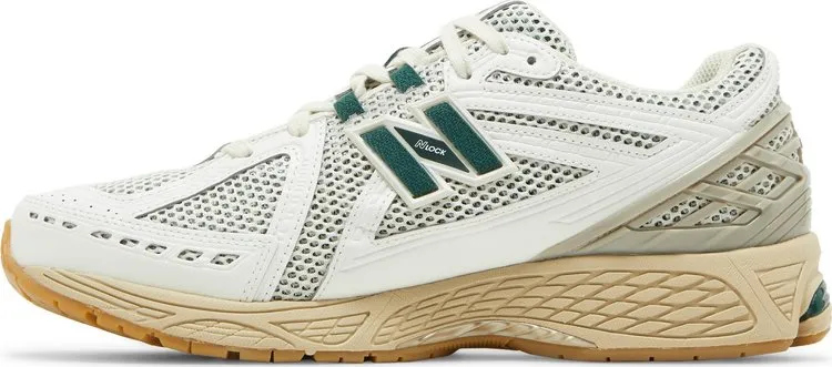 New Balance 1906R 'White Green' sneakers, white