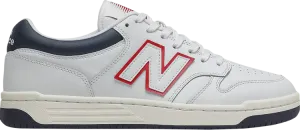 New Balance 480 'White Navy' sneakers, white