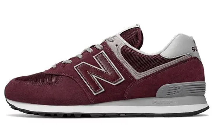New Balance 574 burgundy