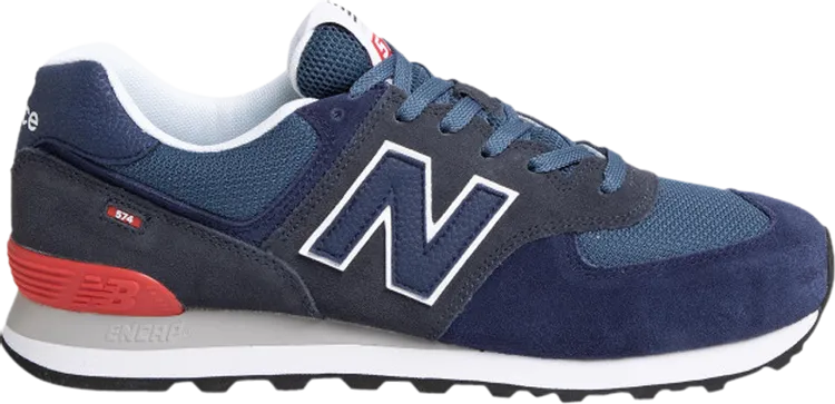 New Balance 574 'Navy Black' sneakers, blue
