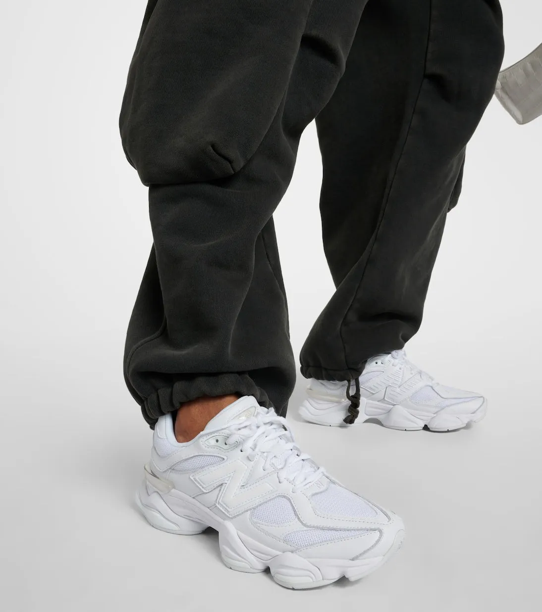New Balance 9060 Leather Sneaker, White