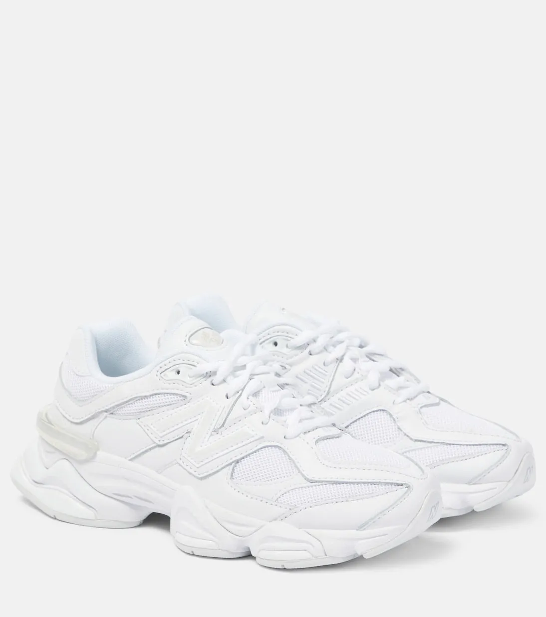 New Balance 9060 Leather Sneaker, White